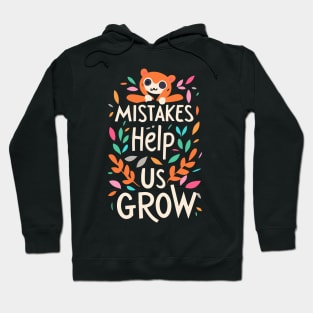 Mistakes Help Us Grow with Colorful Leaves Hoodie